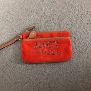 Orange wristlet